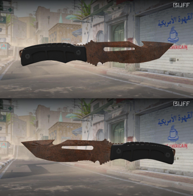 ★ Survival Knife | Rust Coat (Battle-Scarred)